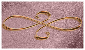 DNSEMP-C-601-CP-SH-OR Copper Scroll Shimmer Orchid